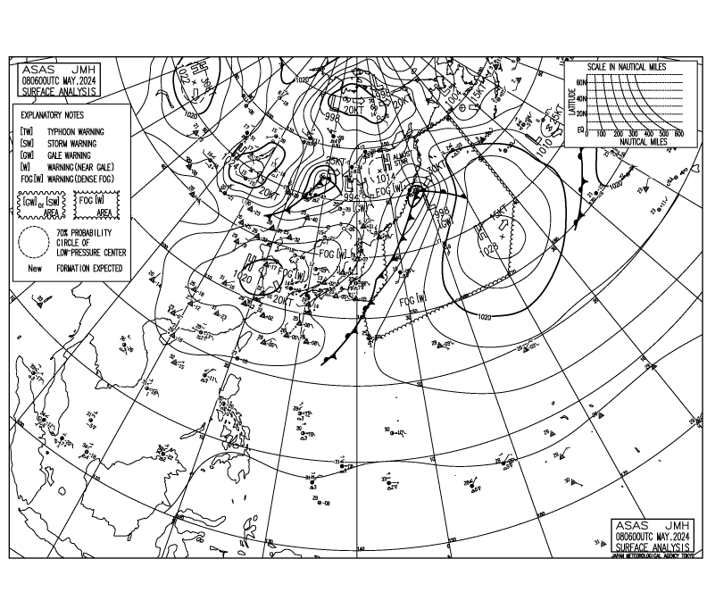 06Z Pacific Surface Analysis Chart